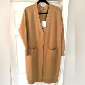 PESERICO women’s long cardigan size 42 IT, Size L US
